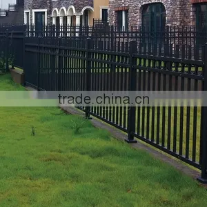 Factory Supply Powded Coated Wrought Iron Decorative Garden Fence thumbnail-2