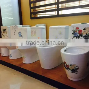 Bathroom Decoration Siphonic/washdown Types of Toilet Bowl thumbnail-3