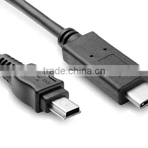 USB 3.1 Type-C Male to Mini USB 5 Pin Male Cable thumbnail-1