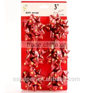 Wholesale New Plastic Gift Wrapping Star Ribbon Bows thumbnail-5