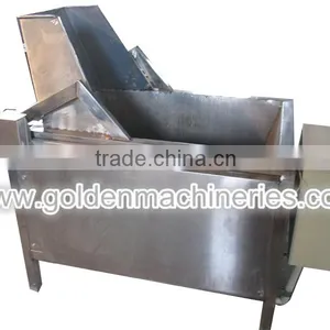 Automatic Discharge Peanut Frying Machine Industrial Deep Fryer thumbnail-1