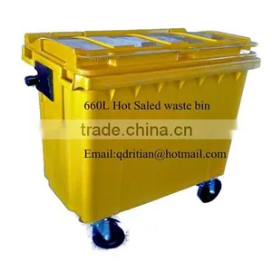 Outdoor Plastic Waste Bin/trash Bin thumbnail-1