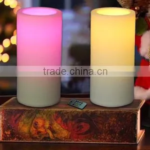 Flameless Color Changing Led Candle With Remote Control and Timer, Party or Wedding Gift Candle thumbnail-1