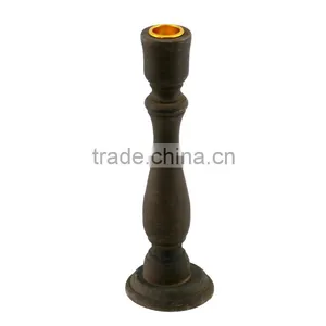 2015 Best Selling Items Wooden Candle Holder for Home Decoration , Cheap Wooden Carved Candle Holder for Wedding thumbnail-2