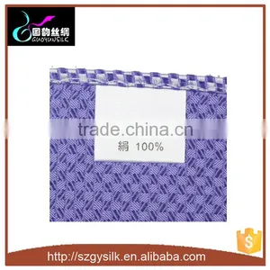 Famous Brand Silk Woven Custom Pocket Square in Purple Color thumbnail-3