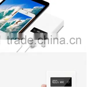 8000mAh Quick Charge QC 2.0 LCD Screen Touch Switch Power Bank thumbnail-3