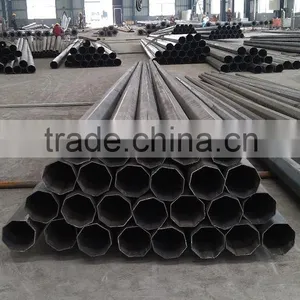 Black Steel Octagonal Pole thumbnail-1