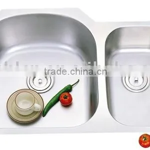 CUPC Kitchen Stainless Steel Sink 8153AL thumbnail-1