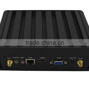 Portable Desktop Mini pc Onboard Intel Core X5700 i7 Dual Core Four Thread DDR3 4G Memory 32G SSD(extendable) Quality Choice thumbnail-2