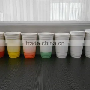 14OZ Porcelain Coffee Single/double Wall Mug With Silicon Lid Sublimation Mug thumbnail-3