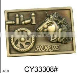 Fashion Horse Press Belt Buckle thumbnail-1