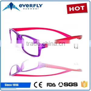 Wholesale Classic Bule Style With Clear Lens Cheap Colorful Square Frame Reading Glasses thumbnail-3