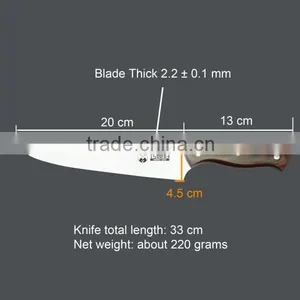 CUSTOM HANDMADE STAINLESS STEEL CHEF KNIFE thumbnail-3