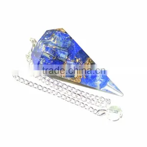 Wholesale Of Orgone Pendulum : ORGONE LAPIS LAZULI PENDULUM thumbnail-1