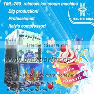 Direct Selling TML760 Make Ice Cream Machine on Sale With High Quality thumbnail-1