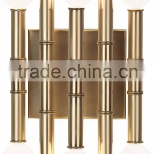 1031-8 Mid-century Style Globe Candelabra Bulbs A Strikingly Modern Deep Patina 12" High Patina Bronze Wall Sconce thumbnail-1
