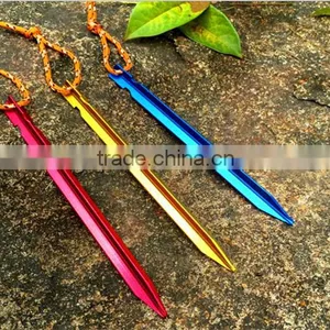 Aluminium V-shape Tent Stakes thumbnail-1
