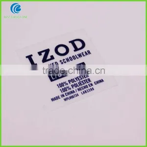 T-shirt Care Label Heat Press T-shirt Heat Transfer Care Labels thumbnail-1