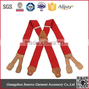 High Quality Button End Custom Suspenders thumbnail-3