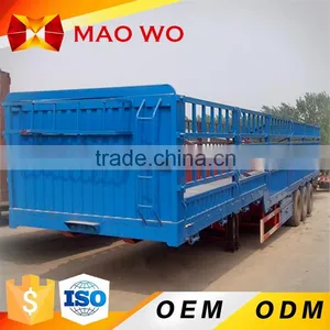 3 Axle 40ft 53ft Container Flatbed Trailer for Sale Quality Choice thumbnail-6