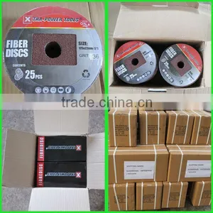 4"4.5"5" 6" 7" Aluminium Oxide Fiber Sanding Disc for Ship Boat & Metal thumbnail-5