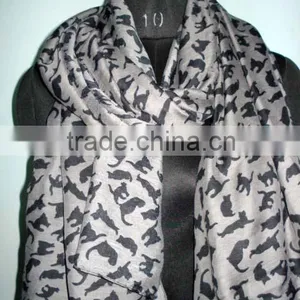 COTTON PRINTED SCARF 2014 thumbnail-2