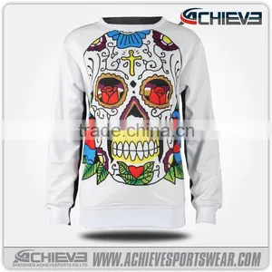 100% Polyester Microfiber 3D Print Crewneck Sweatshirt, Men Sweaters 2016 thumbnail-1