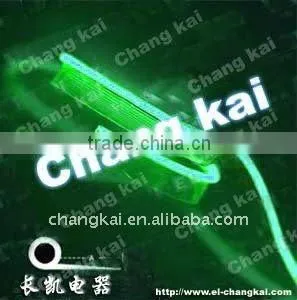 2.3mm High Brightness EL Wire With Welted in Botton. thumbnail-1