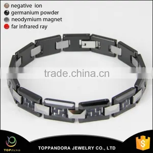 Fate Love Health Care Magnetic Energy Bracelet Tungsten Steel 7.48" Length Adjustable Tungsten Bangle Bracelet thumbnail-1