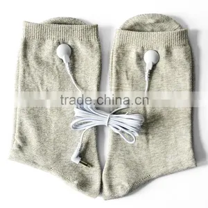 Conductive Unti Electric Sock in Silver Fiber for Physical Therapy thumbnail-1