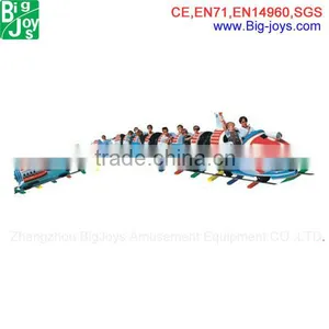 Kids Ride Outdoor Playground Trains Rocket Electric Train Set Hot Sale thumbnail-1