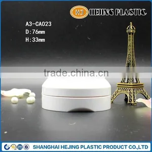 White Compact Powder Case With Mirror thumbnail-1