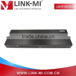 LINK-MI OEM LM-KVM801 8x1 HDMI KVM Switch Support USB Keyboard and Mouse thumbnail-3