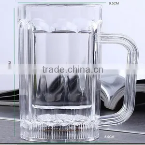 Plastic Beer Mug With Flashing LED for Bar&party, 480ml(17 Ounce), Water Activated LED Mug thumbnail-4