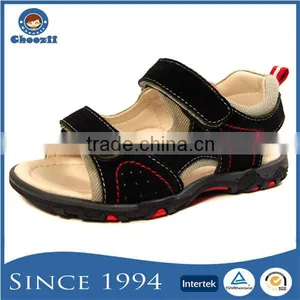 Daily Wear Pure Color Boys School Sandals With Suede Leather thumbnail-1