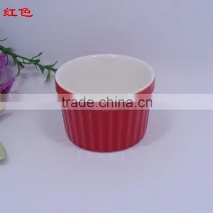 Cheap Colorful Mini Cearmic Baking Cup thumbnail-5