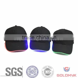 Hot Selling Custom Flashing Light LED Baseball Cap thumbnail-1