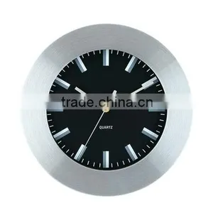 12inch Brushed Aluminum Mater Wall Clock thumbnail-1