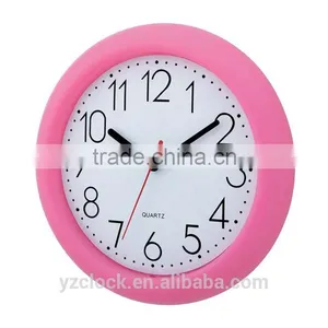 Good Quanlity Silent Wall Clocks 10" Cheap Plastic Clock YZ-3504C thumbnail-1