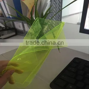 2016 Best Sale Transparent Colorful Flourescent Pvc Film for Advertising Sign thumbnail-2