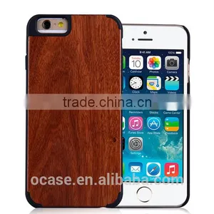 Wood Bamboo +PC Double Sided Case Without Battery for Iphone 5 Case. thumbnail-6