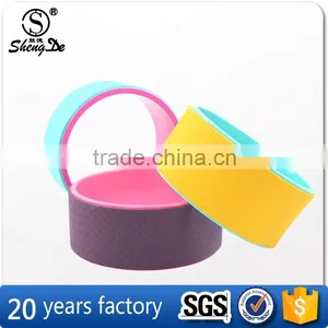 High Quality Back Support Non-latex Yoga Wheel With Abs Tube thumbnail-1