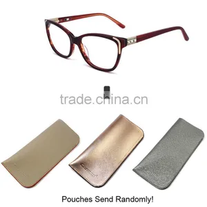 Luxury Trendy Lady's Glasses Optical Frames Bling Rhinestones Fashion Design Women Eyewear Spectacle Frame thumbnail-5