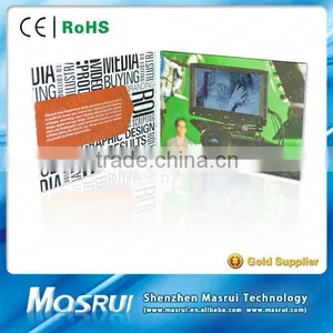 2014 New Promotion Tool 4.3 Inch LCD Screen Video Trading Card /Digital Business Card for Advertising thumbnail-1