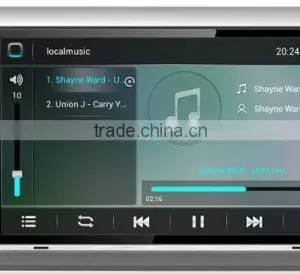 Funwin China Factory Oem 10.1 Inch Double Din Car GPS Navigation Support 3G/WIFI/DVR for VW Lamando thumbnail-4