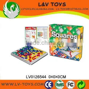 Funny Plastic Colour Squares Game Educational Toys for Kids thumbnail-1