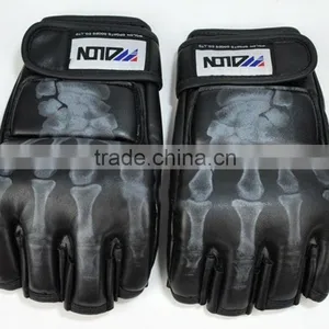 MMA Boxing Gloves / Extension Wrist Leather / MMA Half Fighting Boxing Gloves/Competition Training Gloves thumbnail-4
