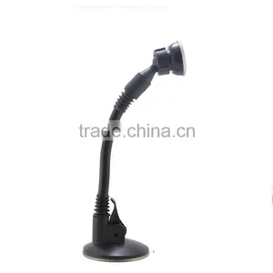 New Mini Car Mount Dashboard Mount Long Arm Bracket Mobile Phone Magnetic Holder Strong Adhesive 360degree Rotate for 3-5.7" Pho thumbnail-4