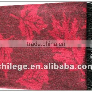 100% Wool Print Scarf thumbnail-1