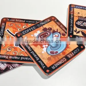 Wholesale Sublimation Heat Printing Square Polymer Coaster/customized Coaster thumbnail-1